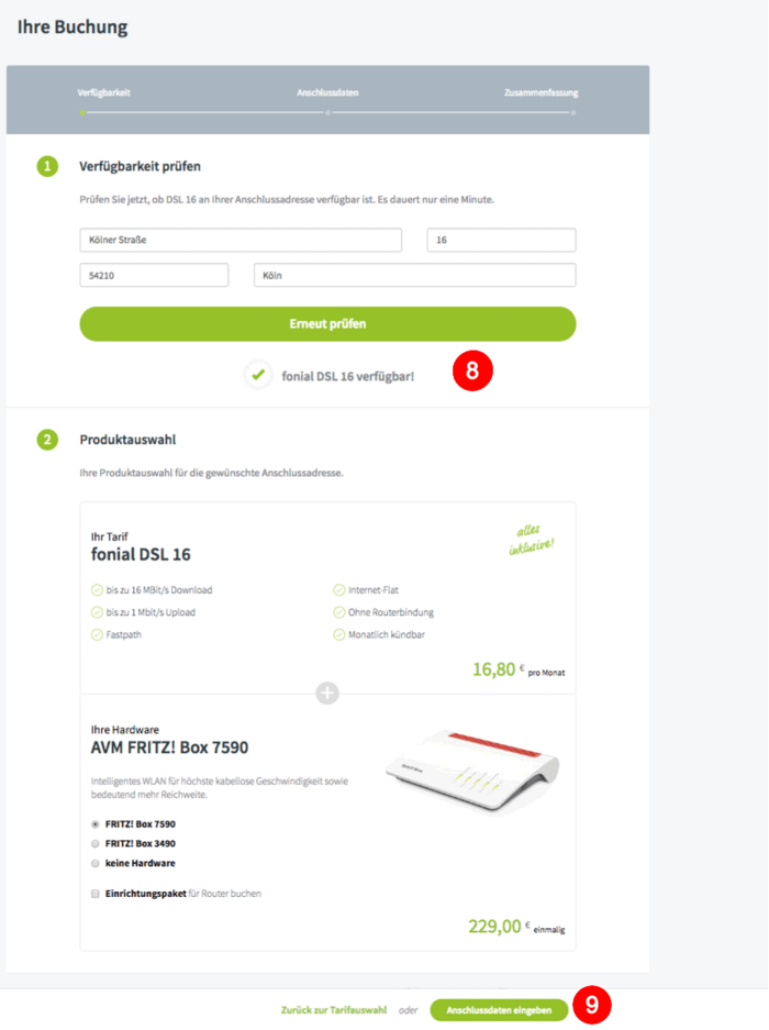 DSL verfügbar